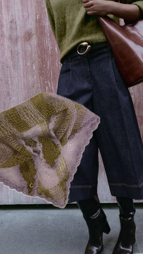 Bandana Mohair & Crochet