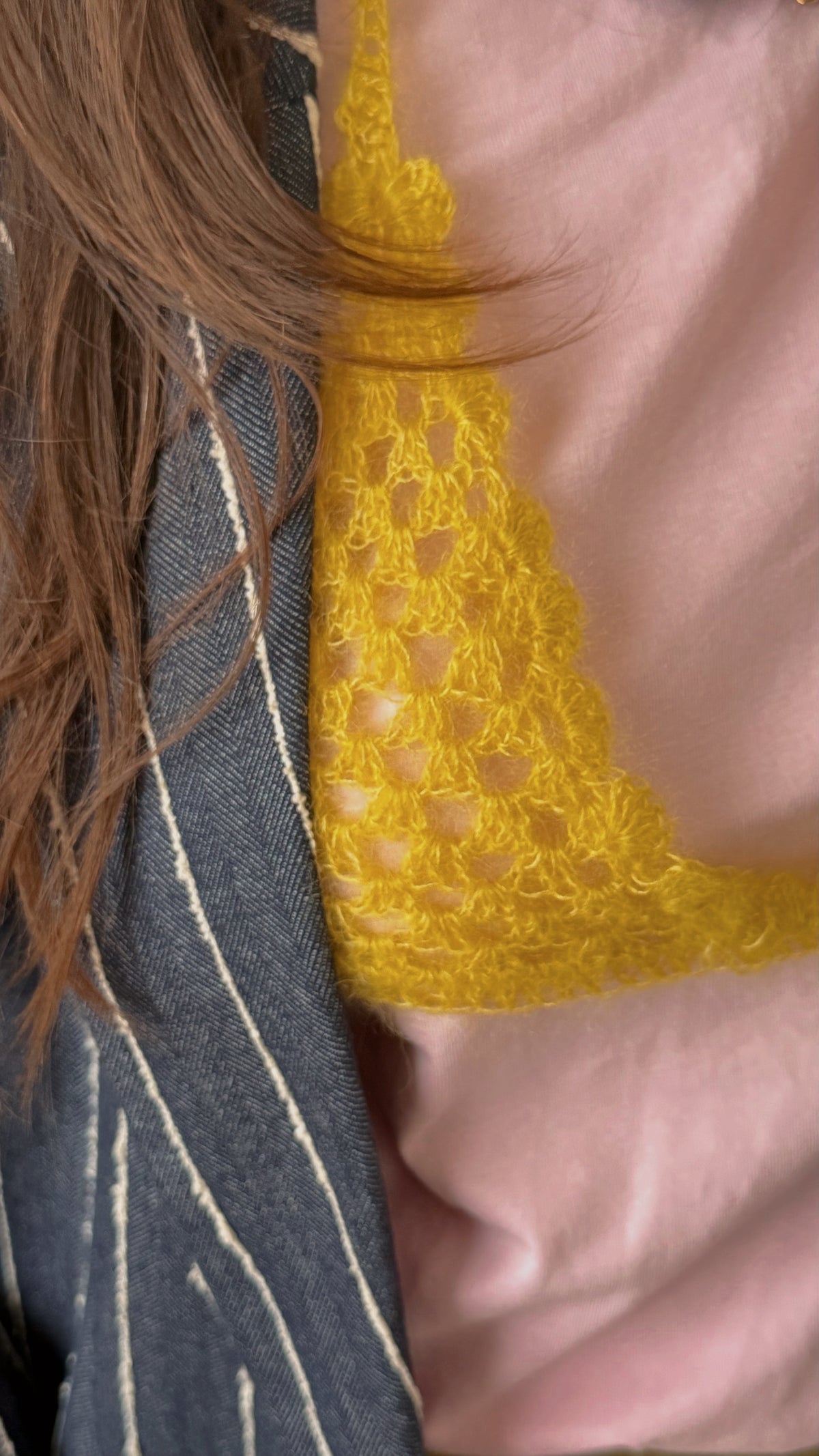 Mini Top Crochet en Mohair