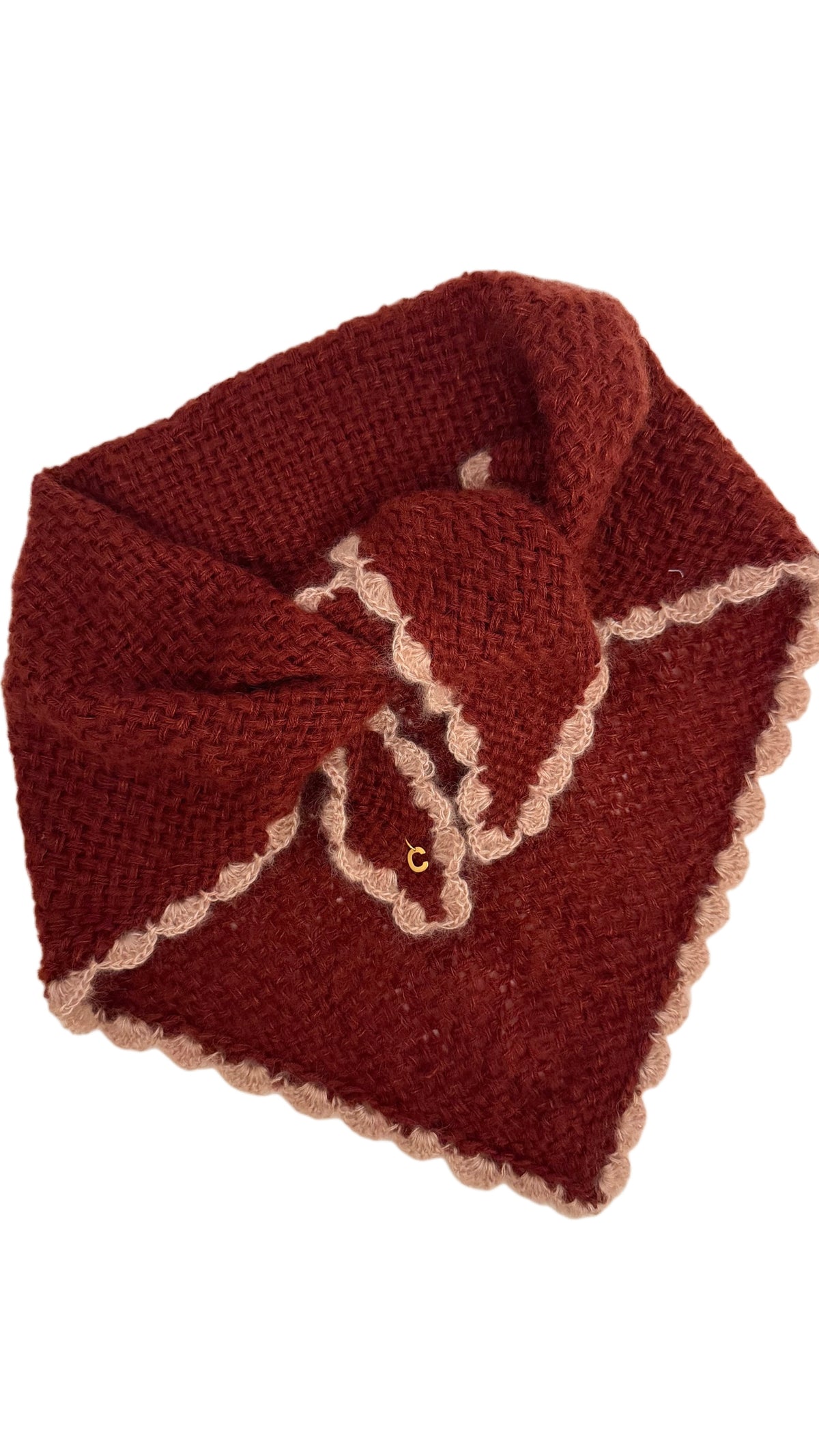 Bandana de Mohair & Crochet